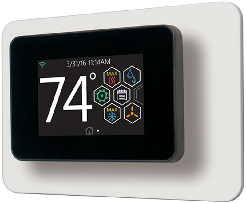 Un termostato wifi de Johnson Controls para la monitorización remota de la  temperatura del hogar • CASADOMO