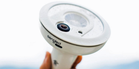 Cámaras de videovigilancia IP en luminarias LED para iluminar y vigilar el hogar al mismo tiempo