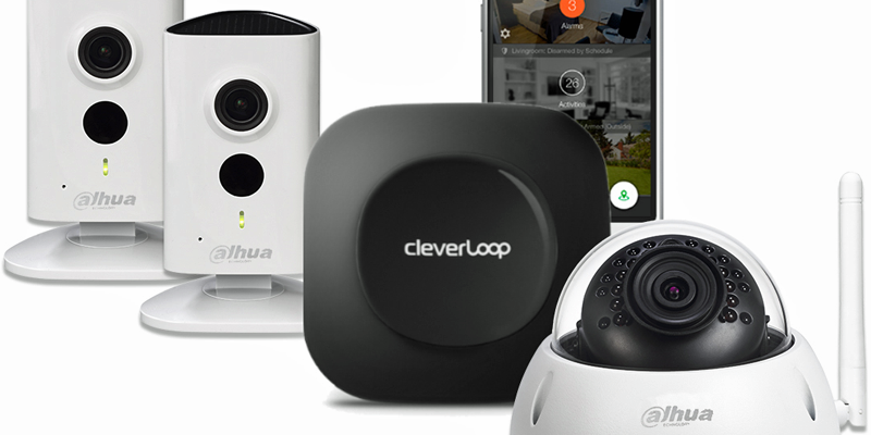 Sistema de seguridad Cleverloop y cámaras Alhua