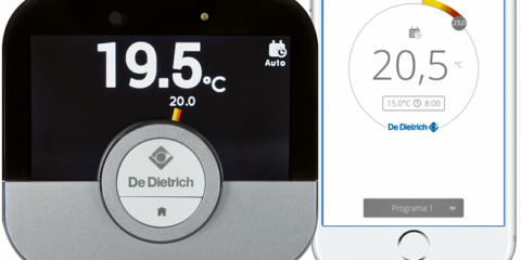 Termostato ambiente modulante con conexión wifi para regular calefacción y ACS