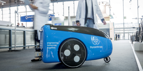 Thyssenkrupp utiliza robots en la logística del mantenimiento de ascensores