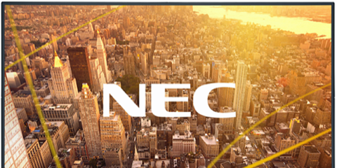 NEC ofrece integración y simplicidad con las pantallas de la Serie C para uso comercial