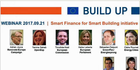Un webinar de BUILD UP abordó la iniciativa Financiación Inteligente para Edificios Inteligentes