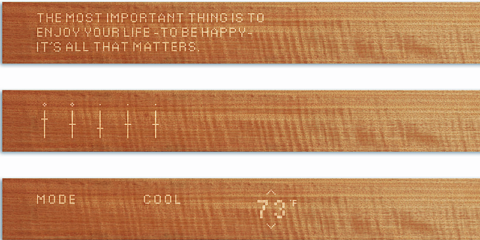 Mui, un fragmento de madera que se conecta a Internet y permite controlar la Smart Home