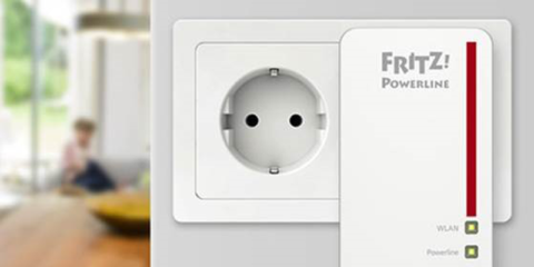 Nuevo amplificador de red FRITZ!Powerline 1260E preparado para wifi Mesh