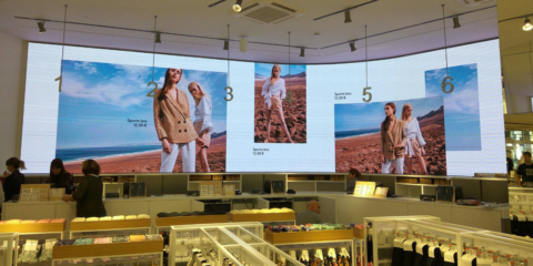 Espacio audiovisual envolvente con tecnología de Trison en una nueva tienda Lefties