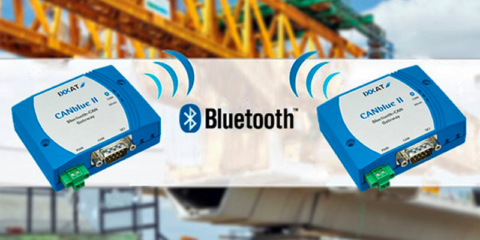 CANblue II, un módulo de IXXAT que convierte la comunicación CAN a comunicación Bluetooth