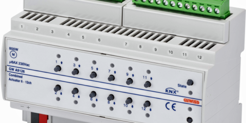 Gewiss lanza un actuador KNX combinado de 6 y 12 canales para la gestión de instalaciones