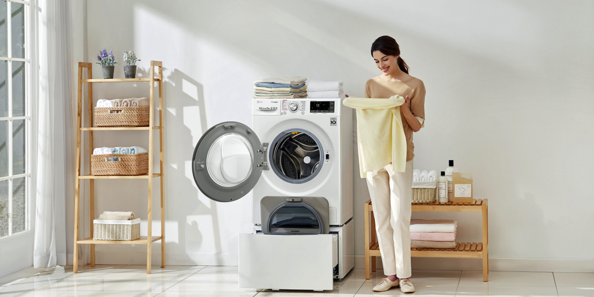 LG TWINWash, una lavadora con conectividad wifi para • CASADOMO