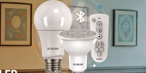 Nuevas luminarias LED de Roblan con opciones de control y personalización desde una app