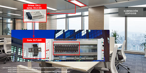 OLFER presenta las fuentes de alimentación DLP-04 de Mean Well para bus DALI