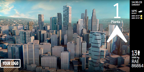 Thyssenkrupp lanza pantallas conectadas para ascensores que muestran contenidos e información multimedia