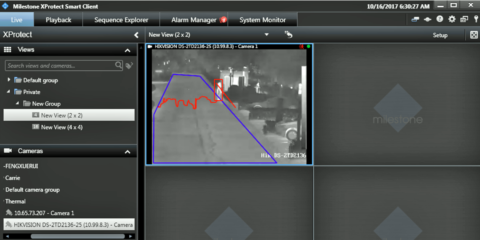 Hikvision extiende el soporte para cámaras térmicas en el software XProtect de Milestone
