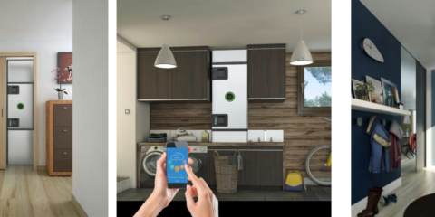 InspirAIR Home, una solución para la purificación de aire centralizada que se puede controlar desde una app