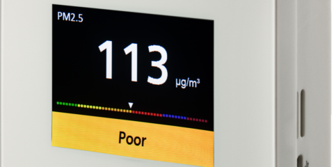 Un sensor basado en tecnología láser que mide la contaminación del aire en edificios