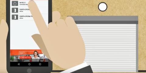 Sistema de apertura de puertas automáticas de vehículos o peatonales desde el móvil para comunidades de vecinos