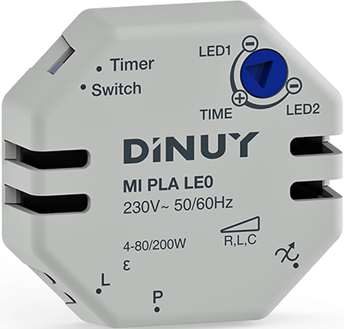El nuevo temporizador de Dinuy para lámparas LED se llama MI PLA LE0 y se  instala con solo dos hilos • CASADOMO