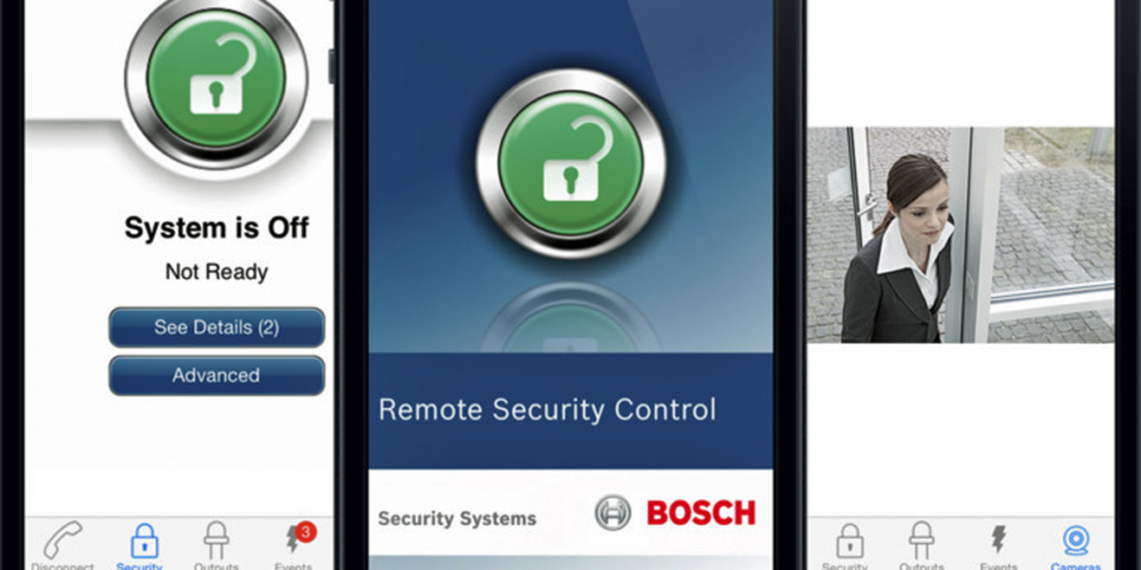 App Bosch Remote Security Control+