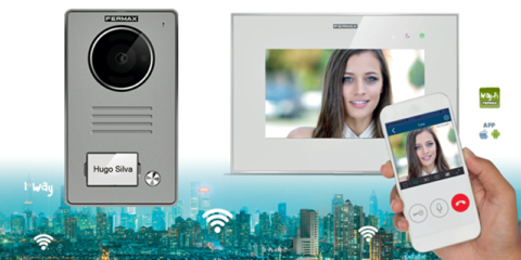 Vigilancia y conexión continua con el hogar con el videoportero Kit Way-FI de Fermax