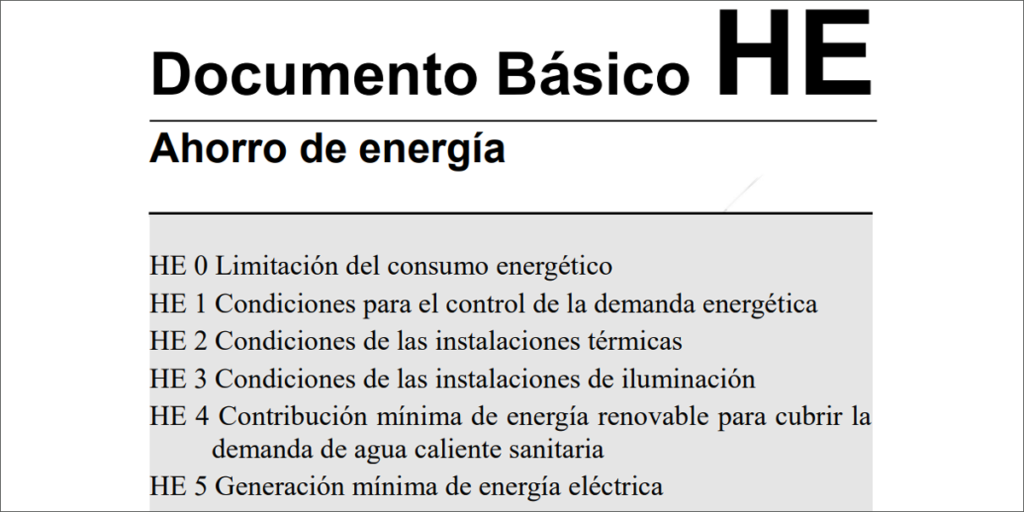 Documento Básico HE Ahorro de Energía