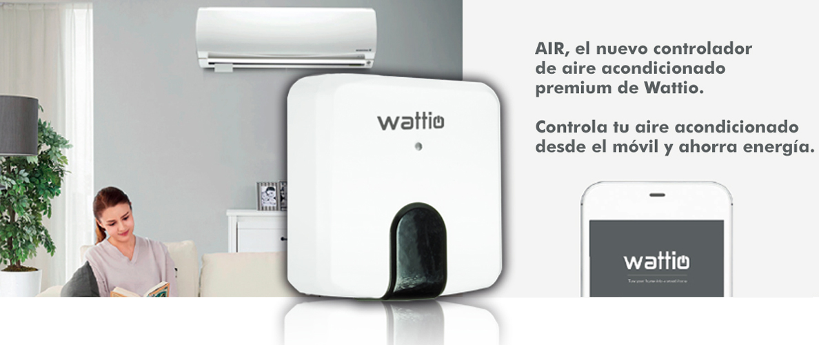 Wattio Air dispositivo para control aire acondicionado desde el móvil