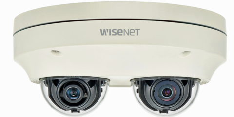 Hanwha Techwin presenta la cámara multidireccional Wisenet P de dos canales