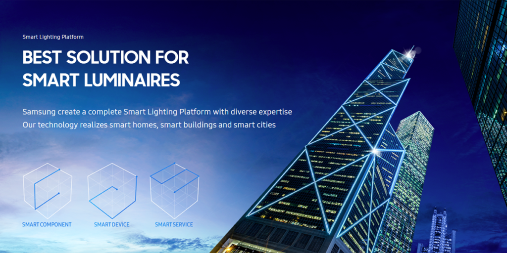 Samsung Smart Lighting: Iluminación para edificios inteligentes