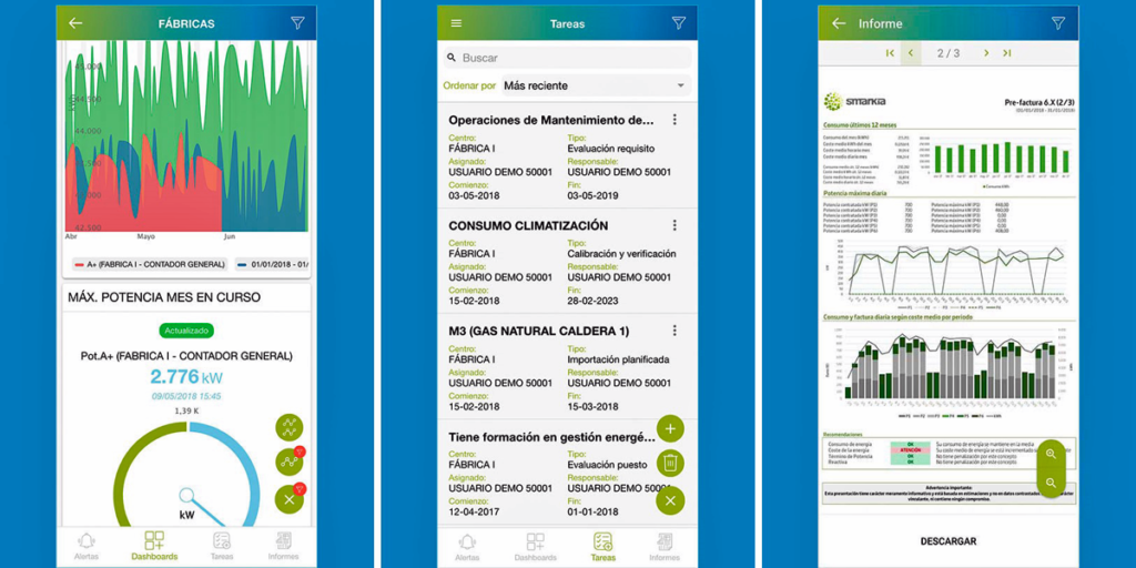 App Smarkia para la gestión de energía