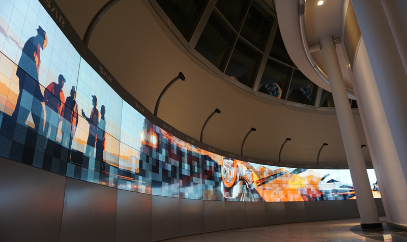 Arabia Saudí acoge la mayor pantalla gigante del mundo en colaboración de Trison.