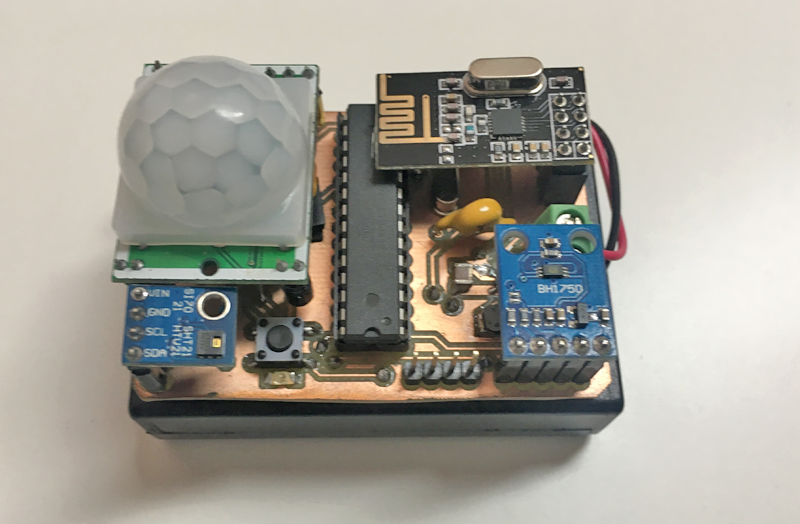 Sensores del primer prototipo. Encargados de recopilar la información necesaria para los algoritmos.