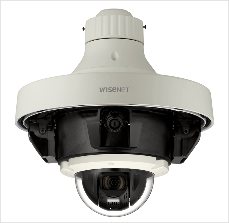 La cámara de seguridad Wisenet P de Hanwha incluye módulos opcionales de 2 y 5 megapíxeles.