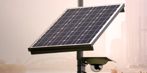 Las cámaras de vigilancia de LiveSmart obtienen energía a través de paneles solares