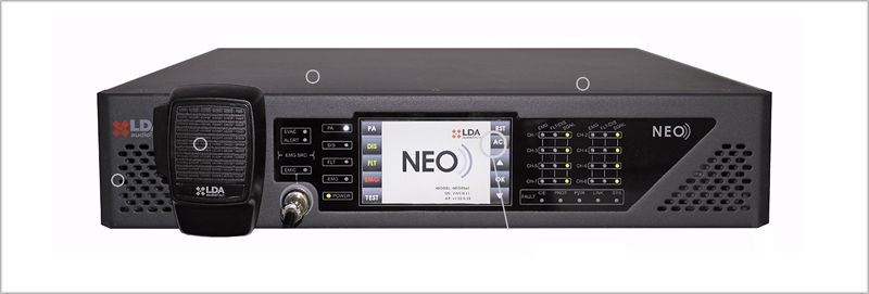 El sistema de evacuación y megafonía NEO permite la integración de dispositivos de seguridad de terceros. 