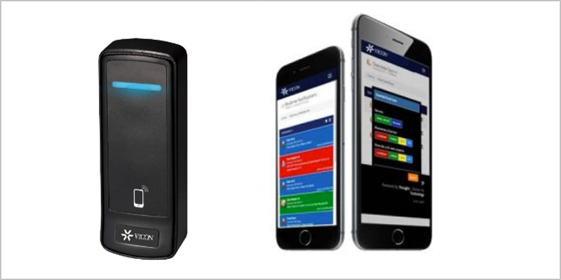 Vicon actualiza sus lectores de control de acceso para que admitan los dispositivos móviles.