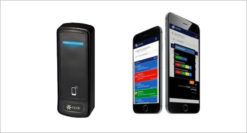 Vicon actualiza sus lectores de control de acceso para que admitan los dispositivos móviles.