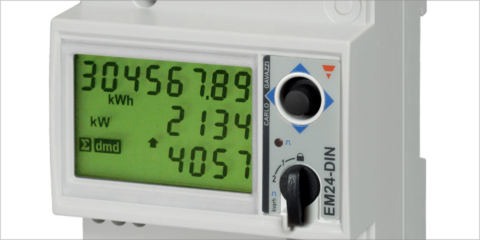 El analizador de energía trifásico de Carlo Gavazzi se actualiza con el puerto Modbus TCP