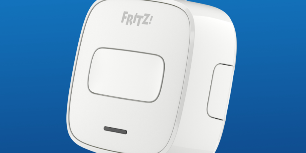 El botón inalámbrico Fritz Dect 400 controla todos los dispositivos inteligentes de Fritz, de una manera inalámbrica.