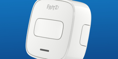 El botón inalámbrico Fritz Dect 400 controla los aparatos de los hogares inteligentes