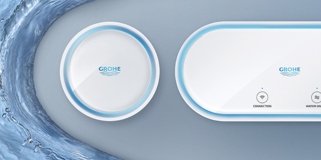 Grohe mejora la funcionalidad de su sensor de fugas de agua con la plataforma Qivicon.