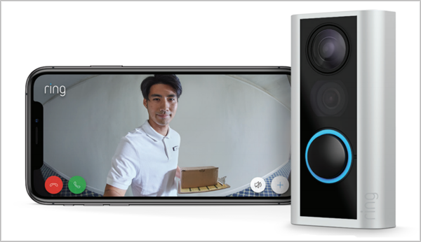 La mirilla inteligente de Ring graba video y puede interactuar con Alexa Amazon.