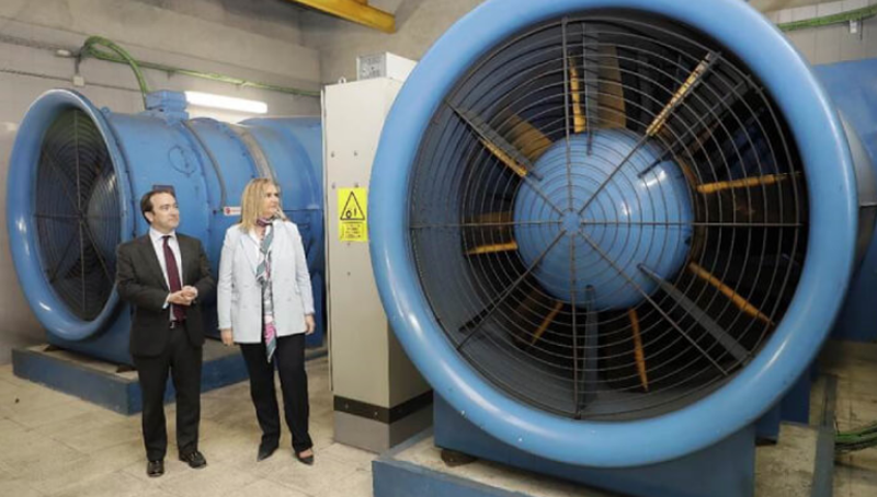 Accenture colabora con el Metro de Madrid para implementar y desarrollar los nuevos ventiladores en las estaciones.