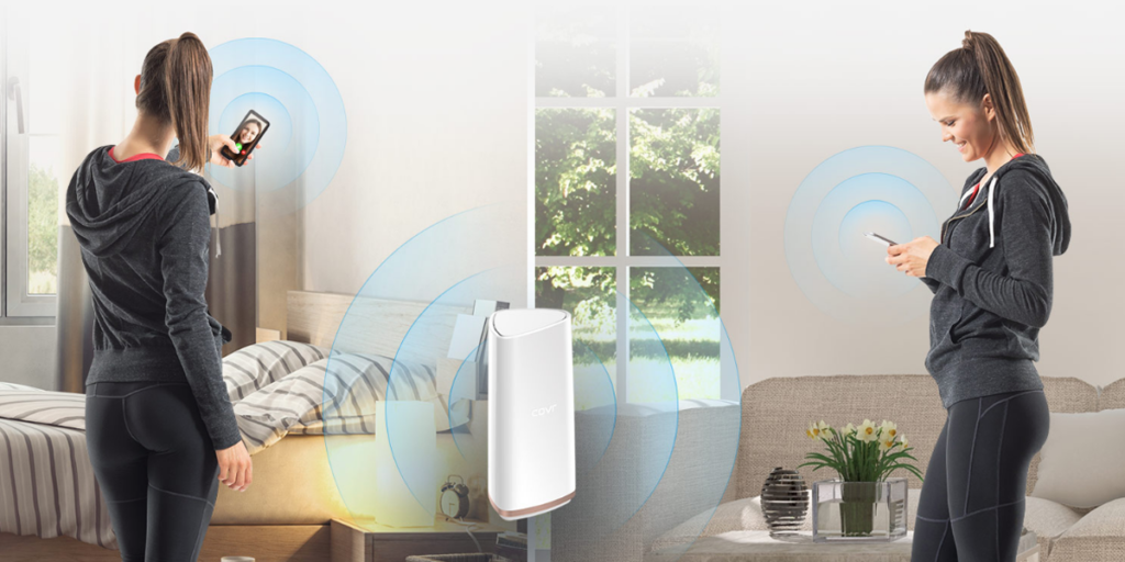 Se pueden instalar varias unidades del router Covr en el domicilio para garantizar la señal Wi-Fi.
