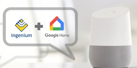 El asistente Google Home es compatible con los productos de Ingenium