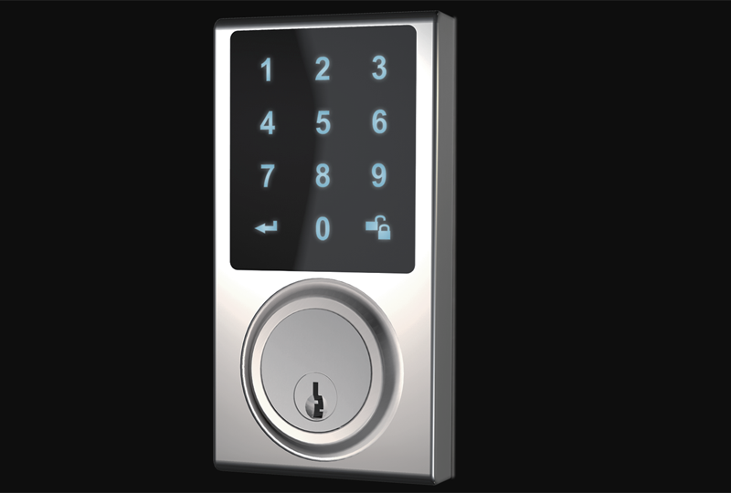 La cerradura inteligente de Delaney dispone de tres modos de entrada: pantalla táctil, aplicación del teléfono móvil y con la llave tradicional. 