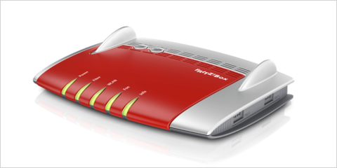 El nuevo router de AVM de doble banda permite enchufar teléfonos analógicos