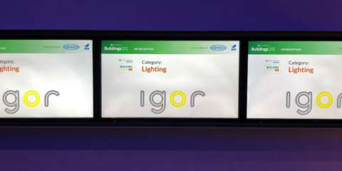 La plataforma de automatización de iluminación Nexos de Igor ha sido galardonada por BuiltWorlds