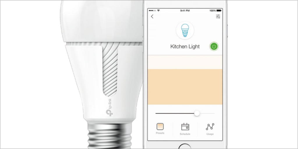 Las bombillas inteligentes KL110 y KL130 permiten un control total de la iluminación para crear ambientes personalizados.
