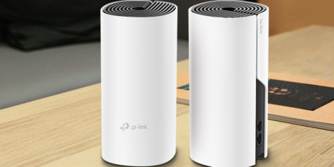 El dispositivo red malla Deco M4 de TP-Link proporciona cobertura Wi-Fi de hasta 260 metros cuadrados
