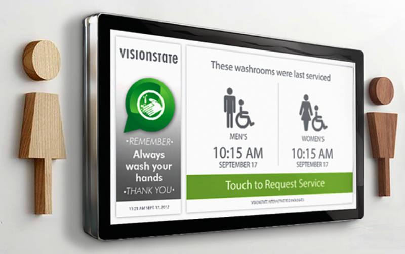 La monitorización de baños de Visionstate permite generar una visión global del estado de los lavabos y mejorar el servicio, al tiempo que se optimiza los recursos. 
