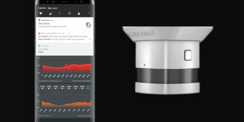 El sensor Shelly Smoke de Allterco monitoriza el humo y la temperatura de las viviendas